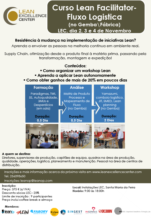 Curso Lean Facilitator 2015--Fluxo-Logistica