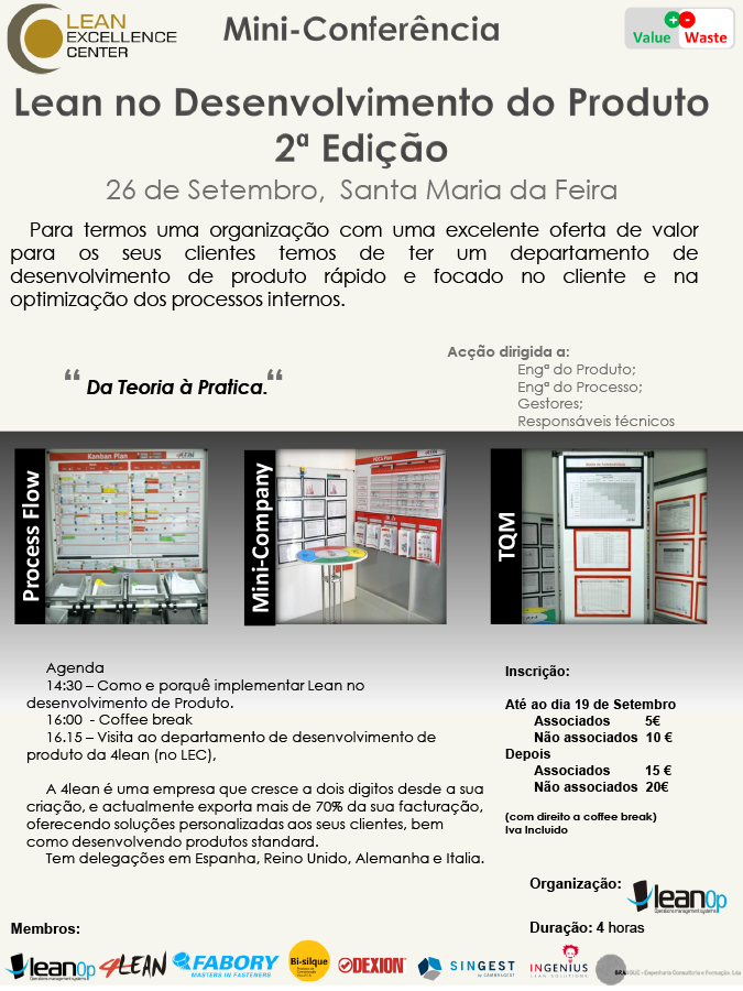 Conferência Lean no Desenvolvimento do Produto _2016